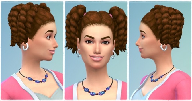 Sims 4 Two Side Twist female hair at Birksches Sims Blog