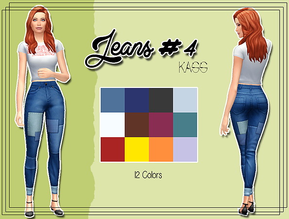 Sims 4 Jeans #4 at Kass