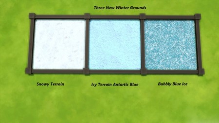 Snowy and Icy Terrains by Snowhaze at Mod The Sims