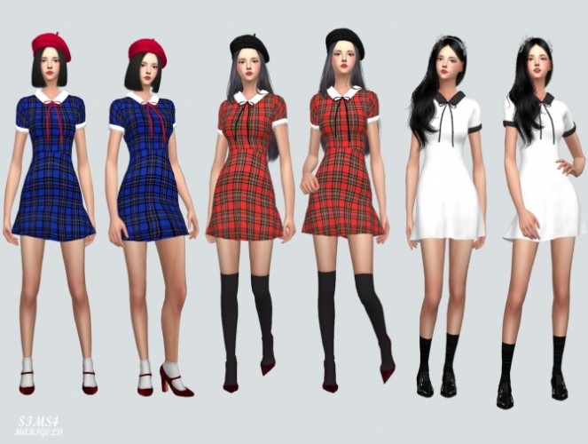 JJ Dress With Ribbon at Marigold » Sims 4 Updates