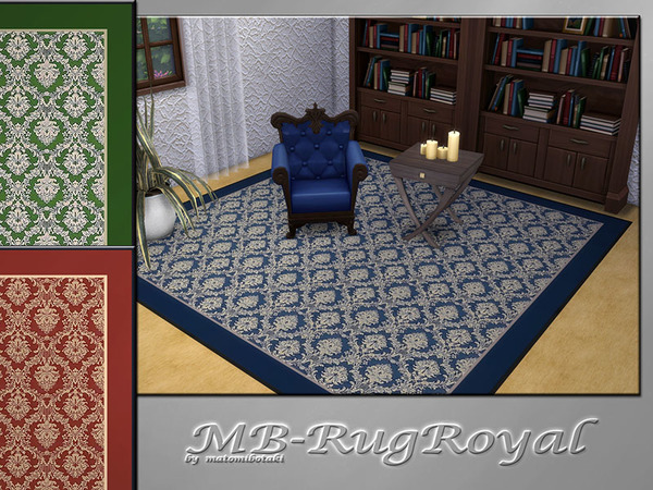 Sims 4 MB Rug Royal by matomibotaki at TSR
