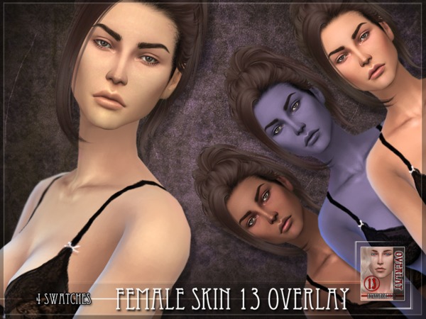 Sims 4 Female skin 13 OVERLAY by RemusSirion at TSR