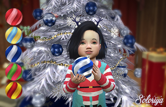 Sims 4 Christmas Decoration Accessory for Toddlers at Soloriya