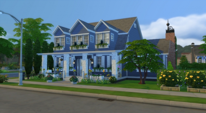 Cape Cod Retreat NO CC by Simooligan at Mod The Sims » Sims 4 Updates