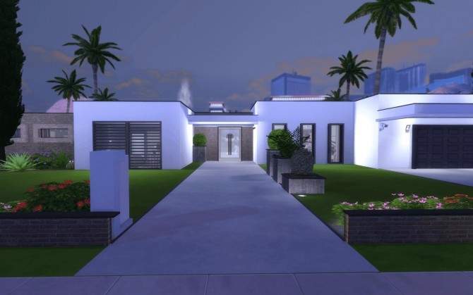 Sims 4 Villa Asphalte at Rabiere Immo Sims