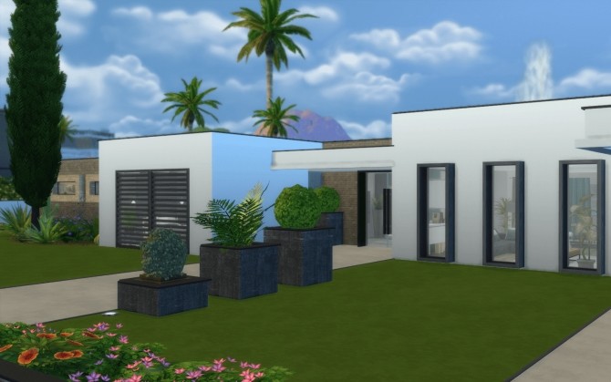 Sims 4 Villa Asphalte at Rabiere Immo Sims