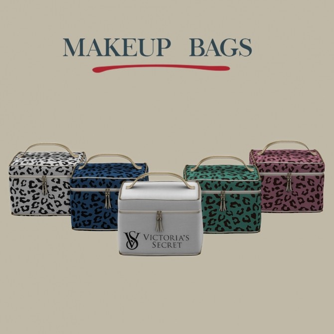Sims 4 Makeup Bags at Leo Sims