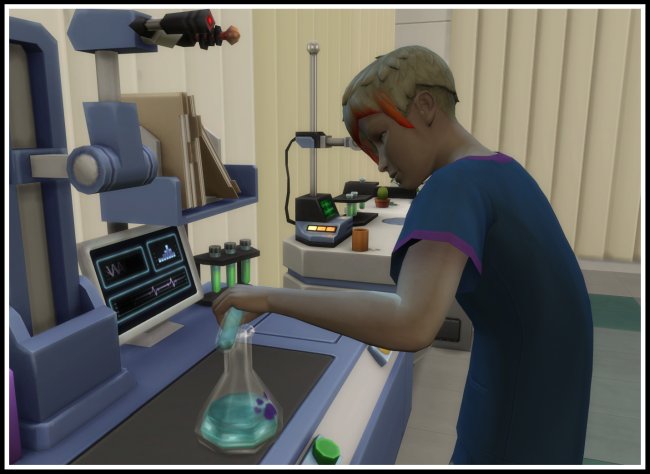 Sims 4 Vets Longer Crafting at the Medicine Station at LittleMsSam