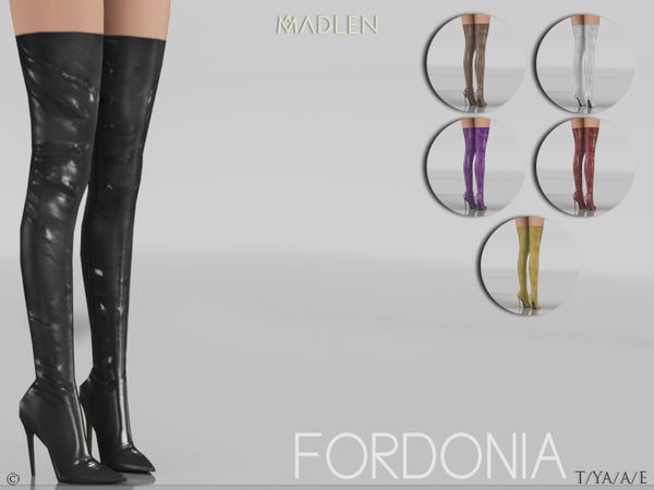Sims 4 Madlen Fordonia Boots by MJ95 at TSR