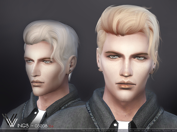 Male hair OS1208 by wingssims at TSR » Sims 4 Updates