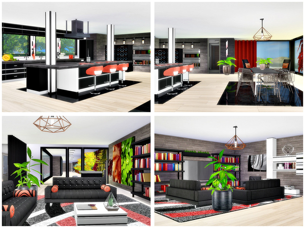 Sims 4 ST TROPEZ luxury home by Danuta720 at TSR