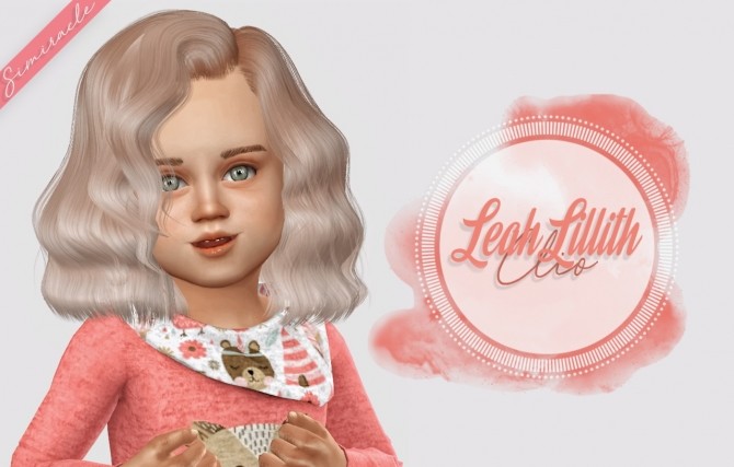 Sims 4 LeahLillith Clio Hair Toddler Version at Simiracle