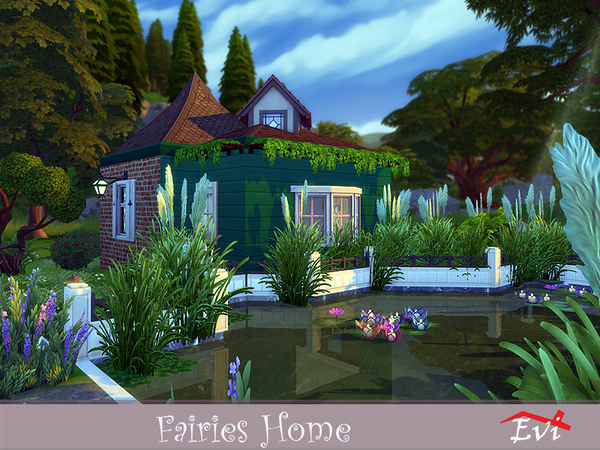 Sims 4 Fairies Home by evi at TSR