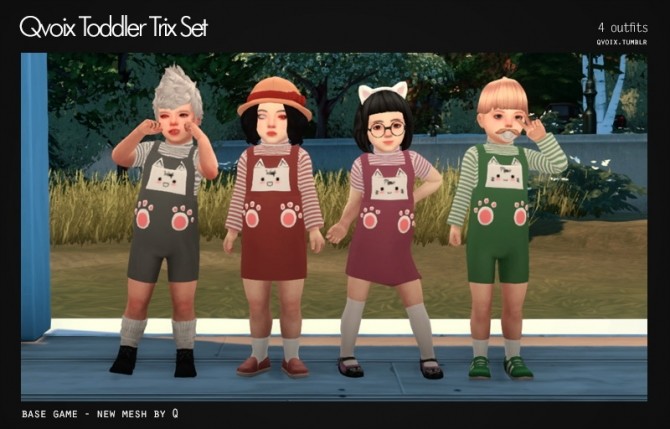 Trix Set T At Qvoix Escaping Reality Sims 4 Updates