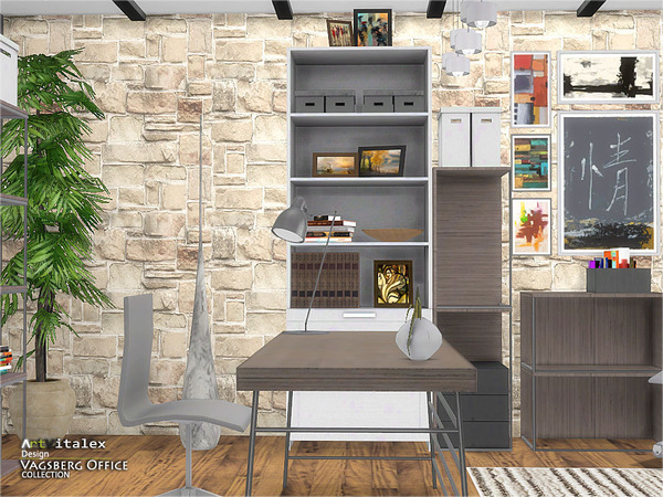 Sims 4 Vagsberg Office by ArtVitalex at TSR