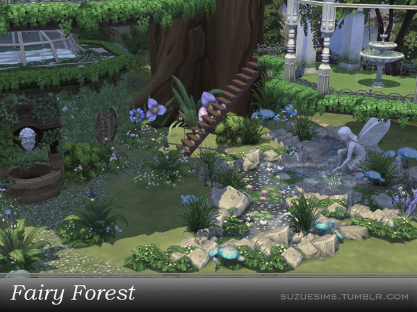 Sims 4 Fairy Forest place by Suzue at TSR