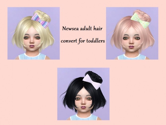 Sims 4 T55 Newsea J088f conversion to toddlers at Trudie55