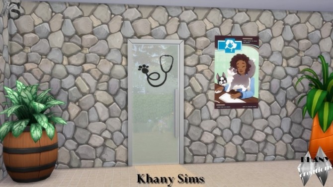 Sims 4 Decorative doors for Cats and Dogs at Khany Sims