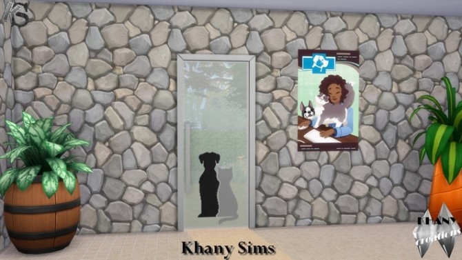 Sims 4 Decorative doors for Cats and Dogs at Khany Sims