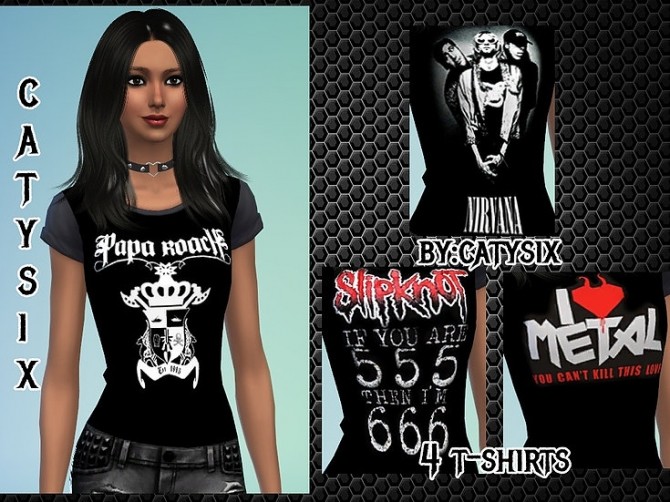 T-shirts Misc at CatySix » Sims 4 Updates