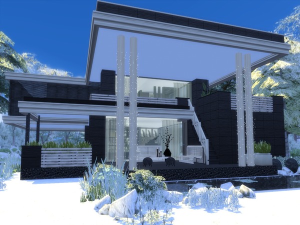 Sims 4 Modern Denova house by Suzz86 at TSR