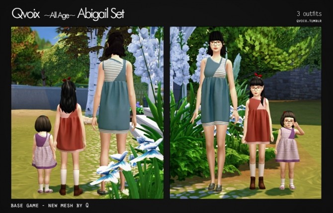Sims 4 Abigail Set at qvoix – escaping reality