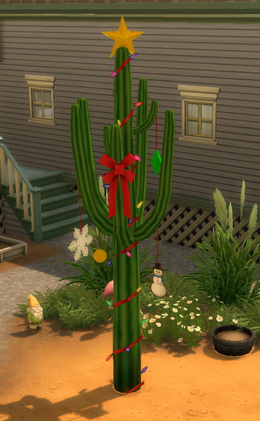 Sims 4 Prickle Me Cactus by BigUglyHag at SimsWorkshop
