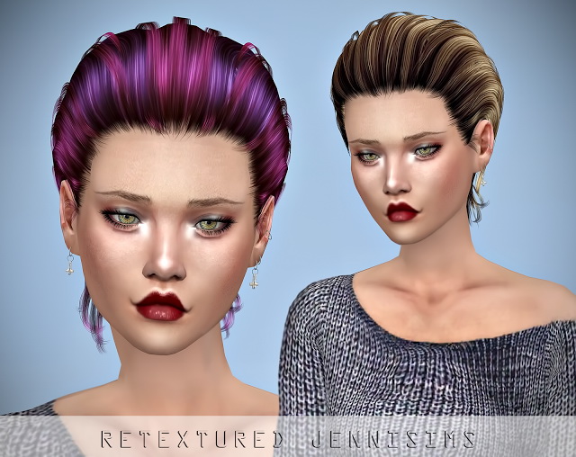 Sims 4 Newsea Joshua Hair retexture Male/Female at Jenni Sims