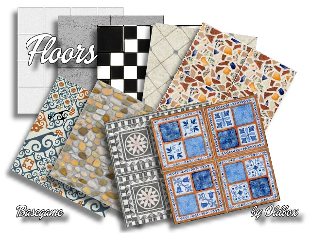 Sims 4 Floors by Oldbox at All 4 Sims