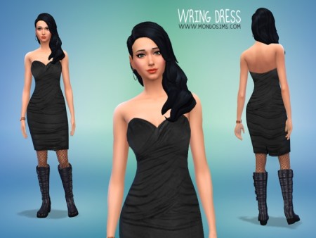 Wring Dress by Simone at Mondo Sims