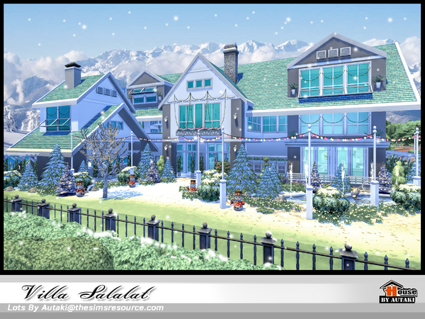Sims 4 Villa Salalat by autaki at TSR