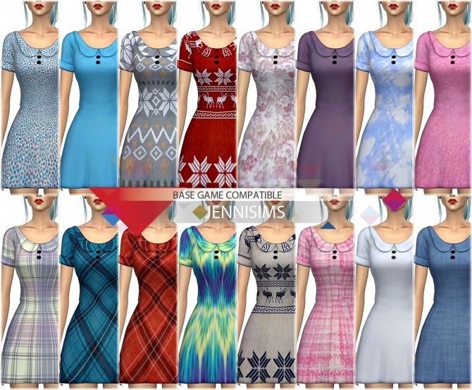 Sims 4 Base Game compatible Dress at Jenni Sims