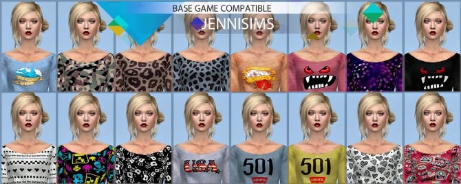 Sims 4 Base Game compatible Top at Jenni Sims
