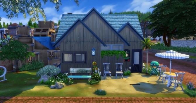 Sims 4 Loup de Mer house at Studio Sims Creation