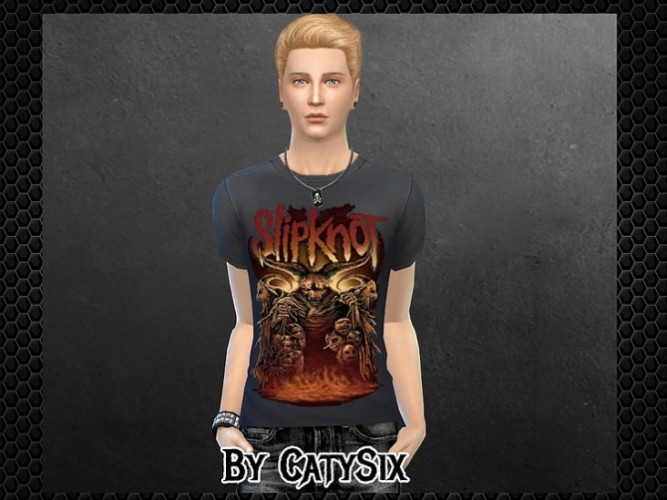 Rock Bands T-shirts at CatySix » Sims 4 Updates