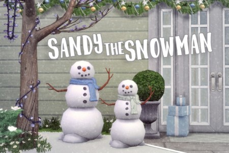 Sandy the Snowman at Hamburger Cakes