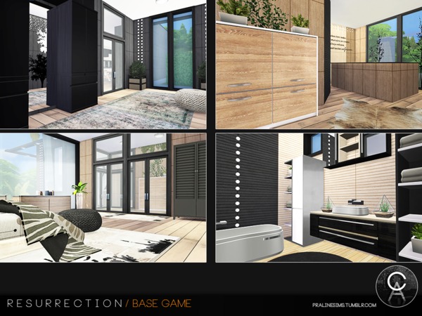 Sims 4 Resurrection house by Pralinesims at TSR