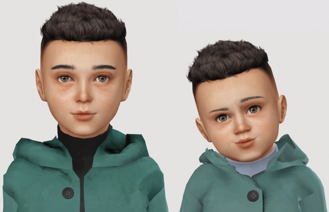 Sims 4 Wings os1212 hair for kids and toddlers at Simiracle