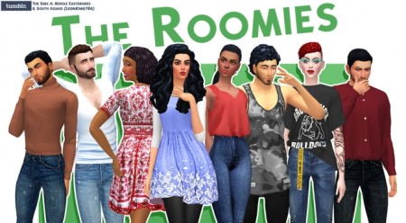 The Roomies at The Sims 4 Middle Easterners & South Asians