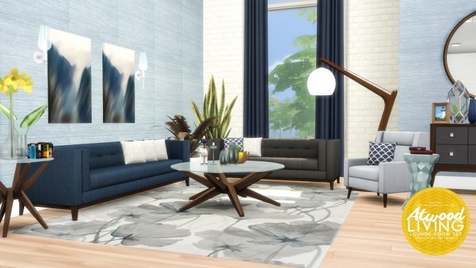Sims 4 Atwood Living Redux at Simsational Designs