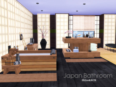 Japan Bathroom By Shinokcr At Tsr » Sims 4 Updates