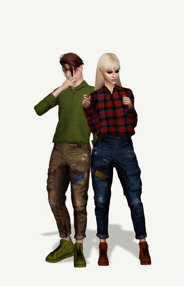 Sims 4 Becky Casual Collection Conversion at Astya96