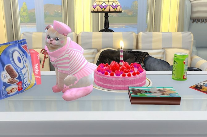 Sims 4 Sailor set for cat at Studio K Creation