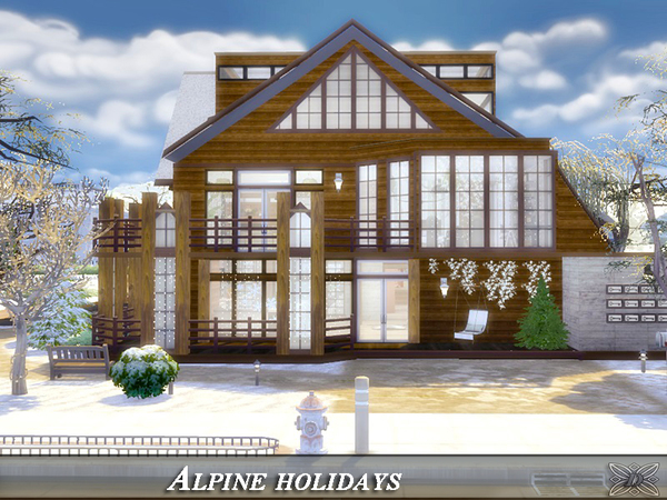 Sims 4 Alpine holidays by Danuta720 at TSR