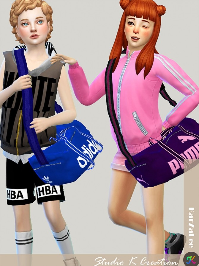 Sims 4 Sport bag for child at Studio K Creation