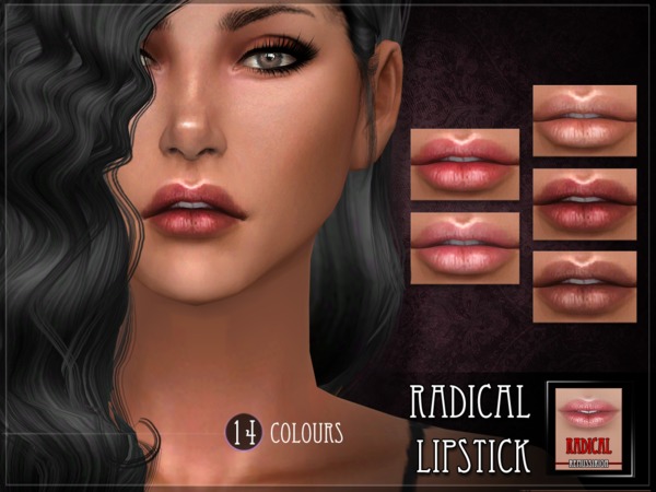 Sims 4 Radical Lipstick by RemusSirion at TSR