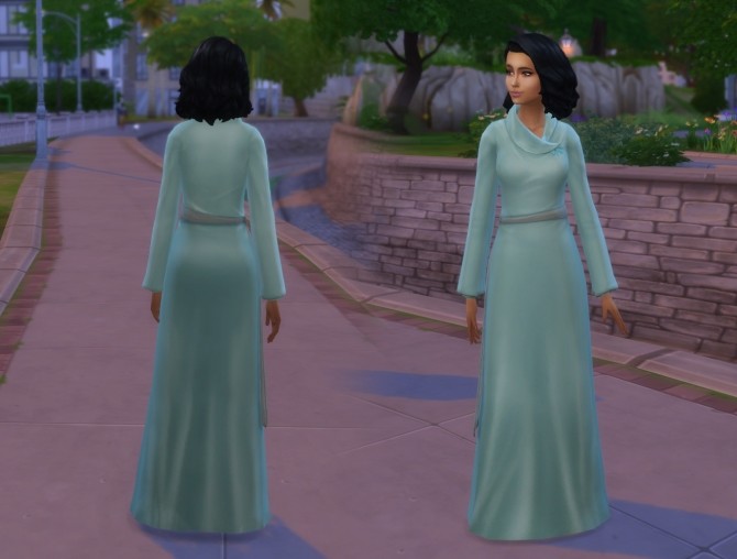 Sims 4 Calla Llilly Dress at My Stuff