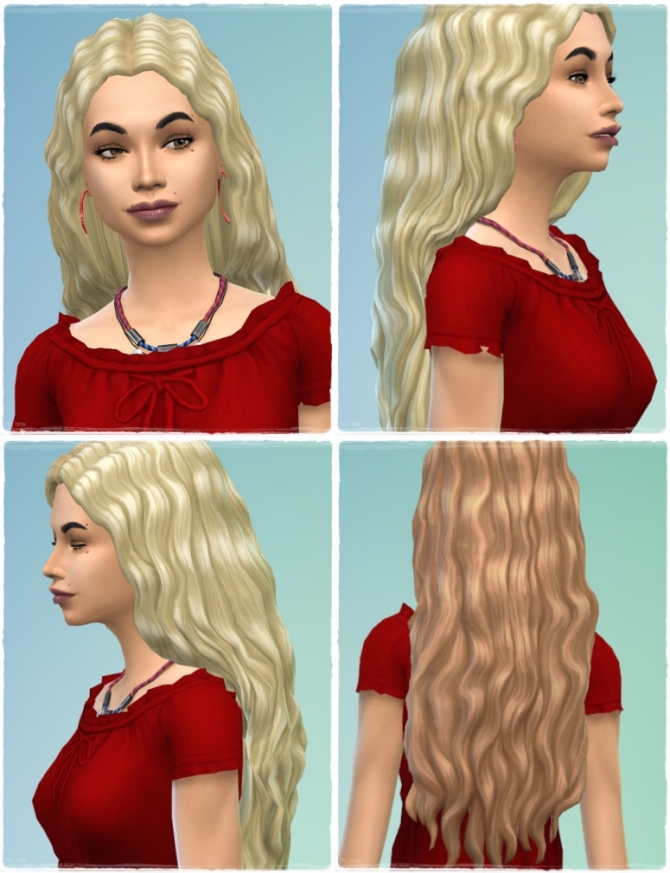 Majas Long Curls At Birksches Sims Blog Sims 4 Updates