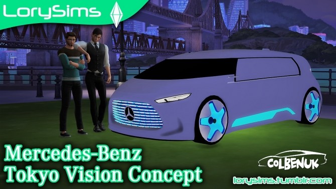Sims 4 Mercedes Benz Tokyo Vision Concept at LorySims