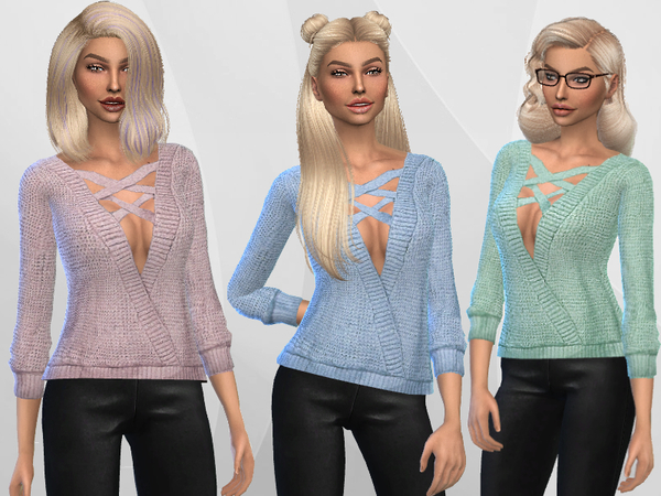 Sims 4 Wool Sweater by Puresim at TSR
